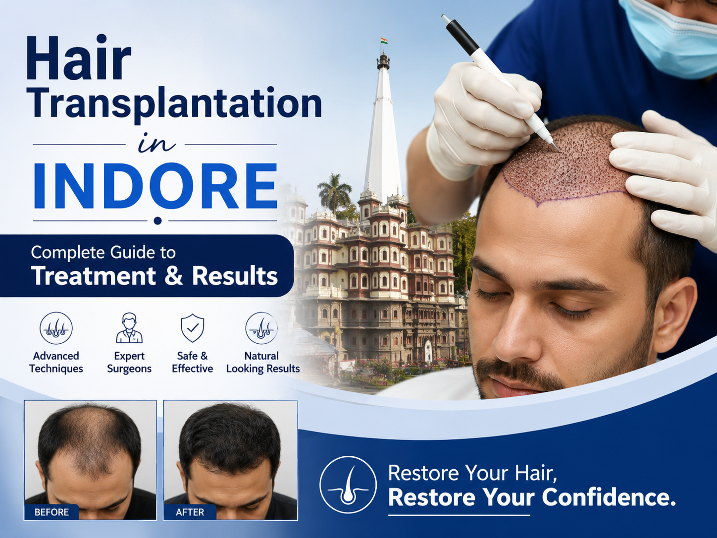 hair transplantation in Indore